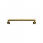 M Marcus Heritage Brass Square Vintage Design Cabinet Pull 101mm Centre to Centre